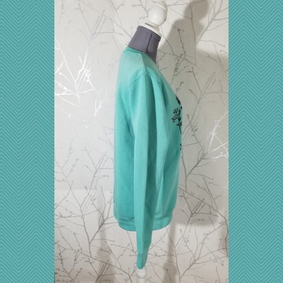 Pacific & Co Mint Green Graphic Print Sweatshirt - Picture 2 of 5